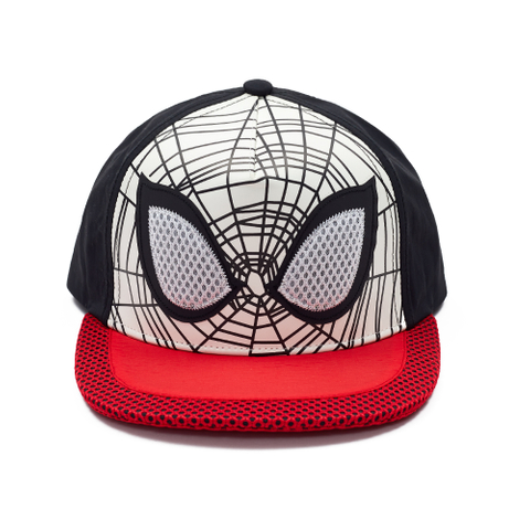 Custom Kids Spider-Man License Snapback Cap - OEM ODM Cartoon Printed Mesh Brim Baseball Hats Wholesale