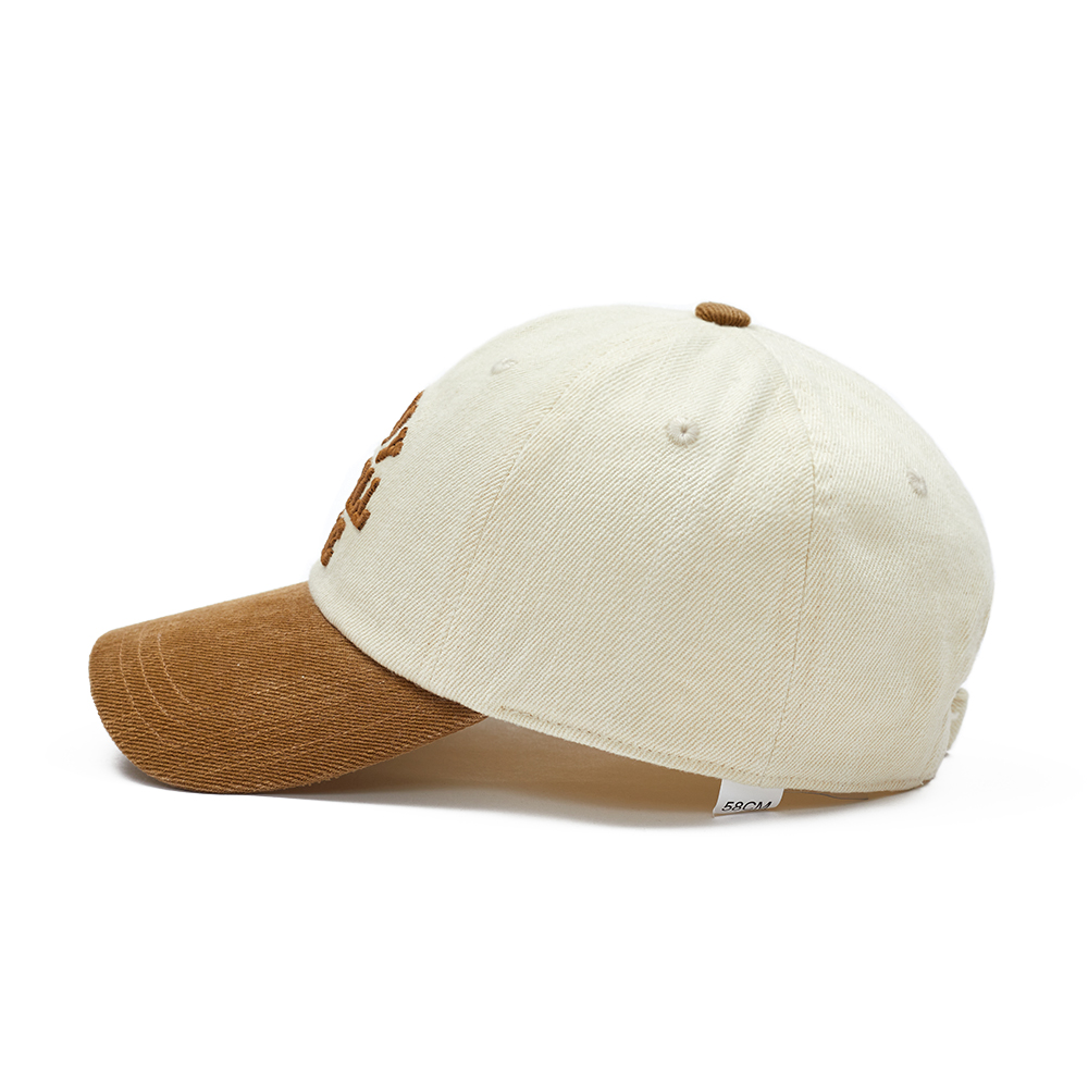 Custom Embroidered Letter Two-Tone Dad Hat Manufacturer