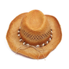 Wholesale Custom Straw Cowboy Hats with Seashell & Bead Decor Supplier