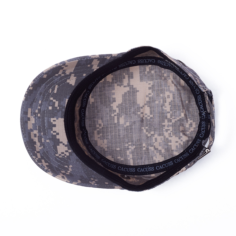 Custom Camo Flat Top Cap Bulk | OEM Military Style Sun Caps