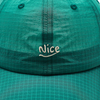 OEM Nylon Baseball Cap with Grid Texture Fabric | Custom Sports Hat Factory