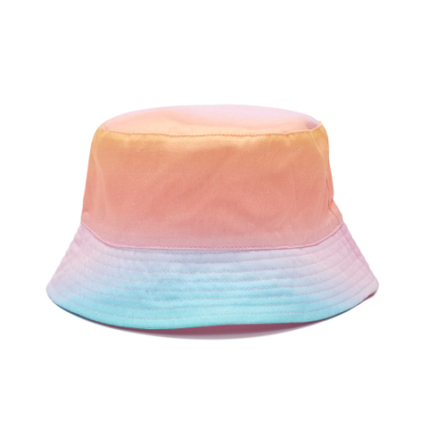 Custom Gradient Bucket Hat - OEM ODM Reversible Tie Dye Sun Hats Wholesale for Brands