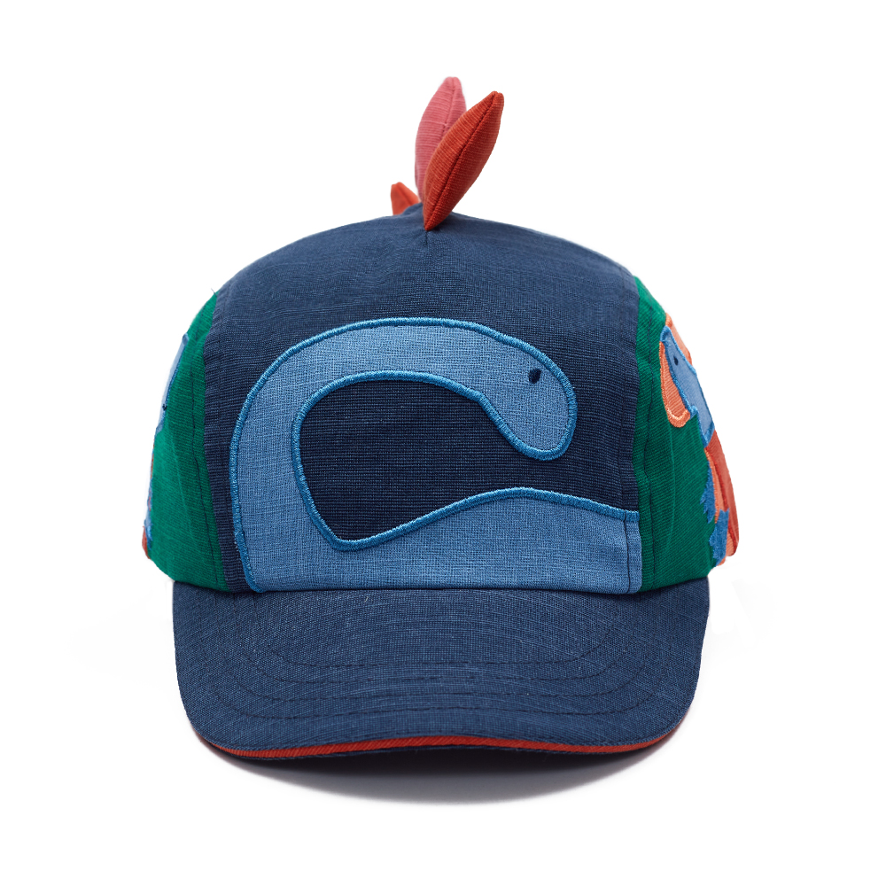Wholesale Custom Kids Dinosaur Baseball Hats with 3D Back Spikes