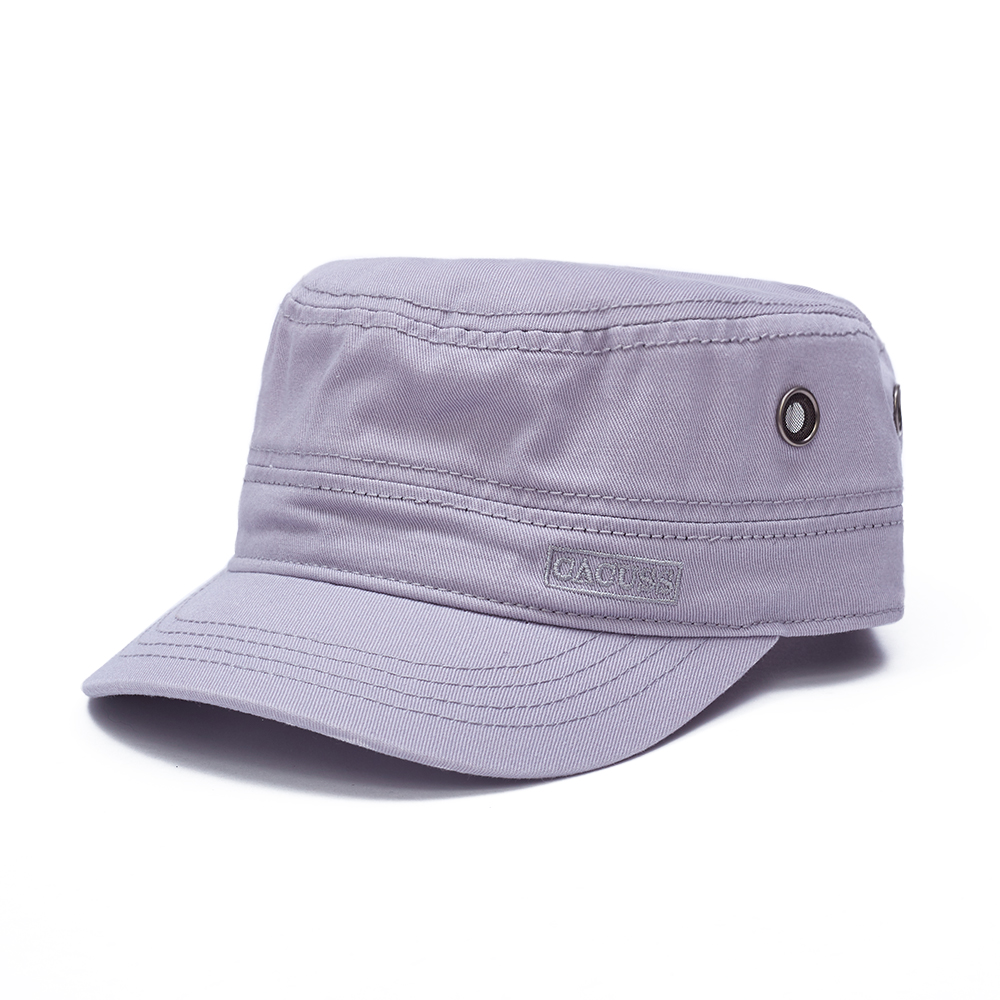 Custom Blank Flat Top Hat Manufacturer | OEM Plain Grey Casual Caps