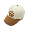 Custom Embroidered Letter Two-Tone Dad Hat Manufacturer