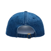 Custom Denim Baseball Cap with Floral Embroidered