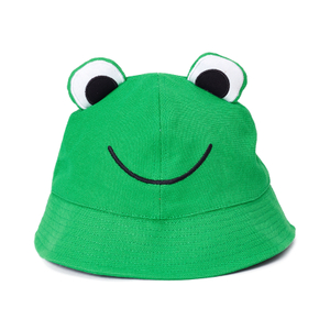 Custom Green Cartoon Frog Bucket Hat Supplier - OEM Bucket Hat Factory