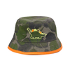 Custom Camo Dinosaur Embroidered Bucket Hats Manufacturer