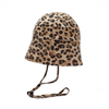 Custom Leopard Pattern Bucket Hat Manufacturer | OEM Deep Crown Casual Caps