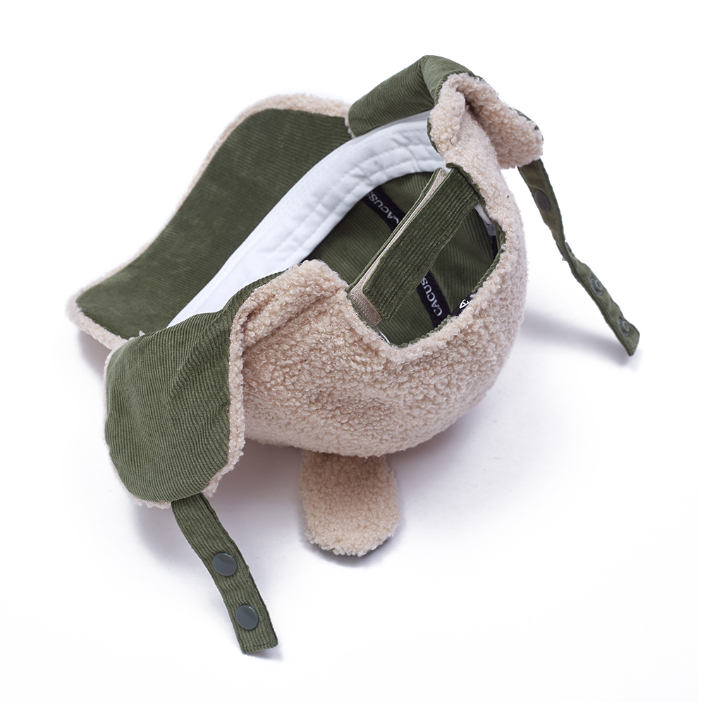 Custom Label Toddler Warm HAT with Ear Flap Cap for Cold Weather