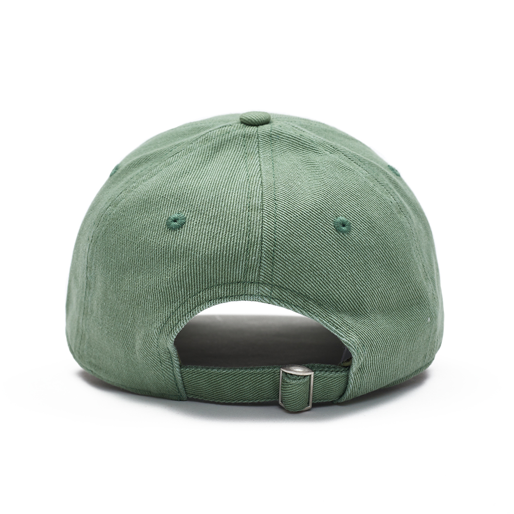 Wholesale Vintage Green Dad Caps with Custom Embroidered & Printed Logo