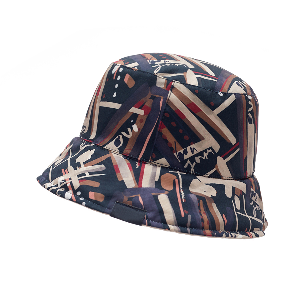 Custom Multi-Color Abstract Bucket Hat Manufacturer | OEM Painted Style Caps Bulk