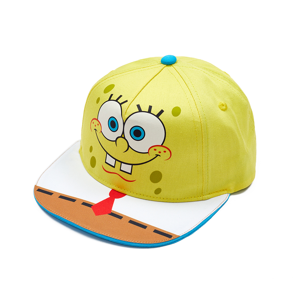 Wholesale Custom SpongeBob SquarePants Snapback Hats | OEM Cartoon Baseball Caps for Kids & Adults