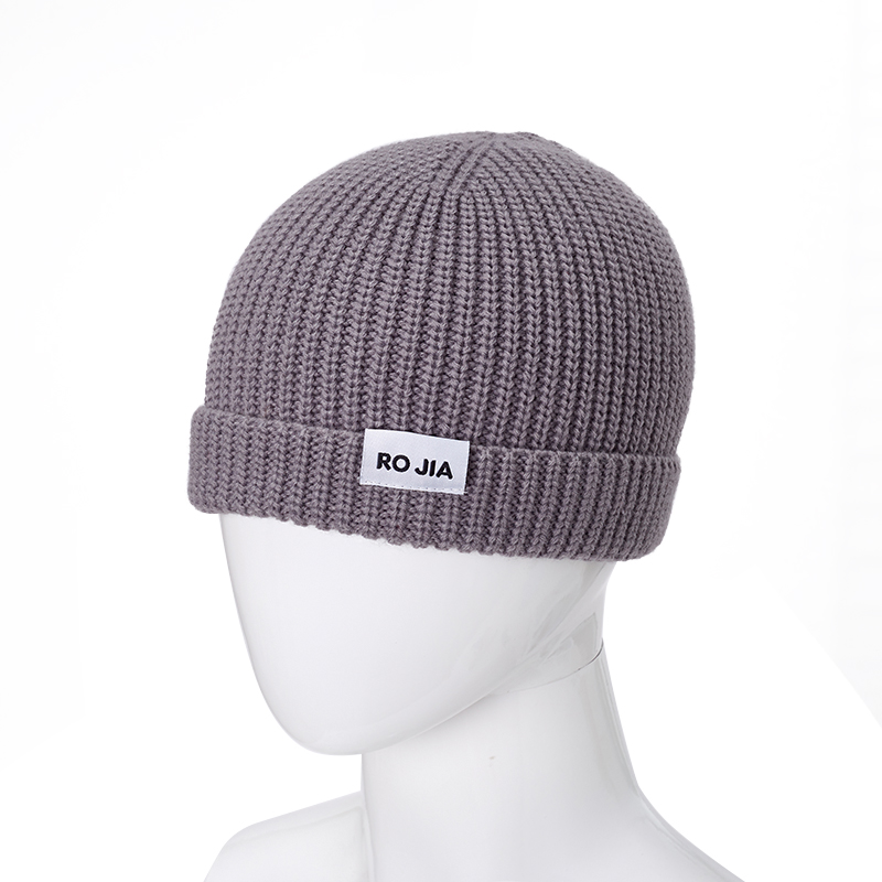 Custom Soft Knit Beanie Manufacturer | OEM Plain Grey Winter Caps Bulk