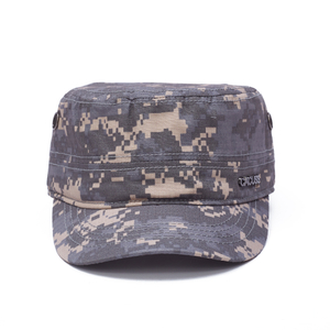 Custom Camo Flat Top Cap Bulk | OEM Military Style Sun Caps