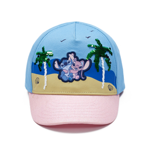 Custom Disney Stitch & Angel Kids Baseball Cap | Embroidered Character Hats Factory