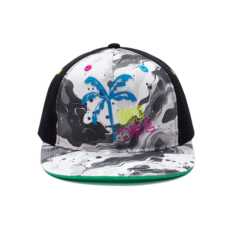 Custom Trucker Hat with Mesh Back and Embroidered Front Panel