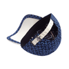 Wholesale Navy Baseball Hats with Monogram Letter Print & 3D Embroidered Logo
