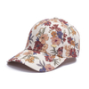 Custom Vintage Baseball Caps with Colorful Floral Print