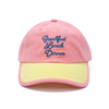OEM Baseball Cap with Colorful Two-Tone Handwritten Style Embroidery