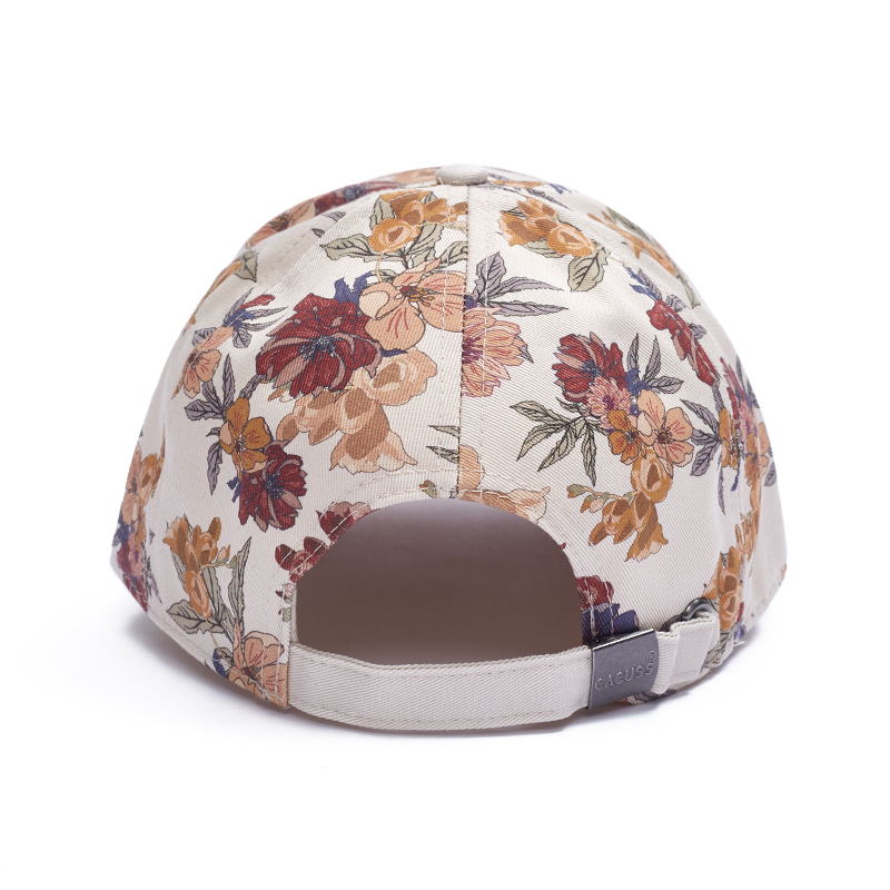 Custom Vintage Baseball Caps with Colorful Floral Print
