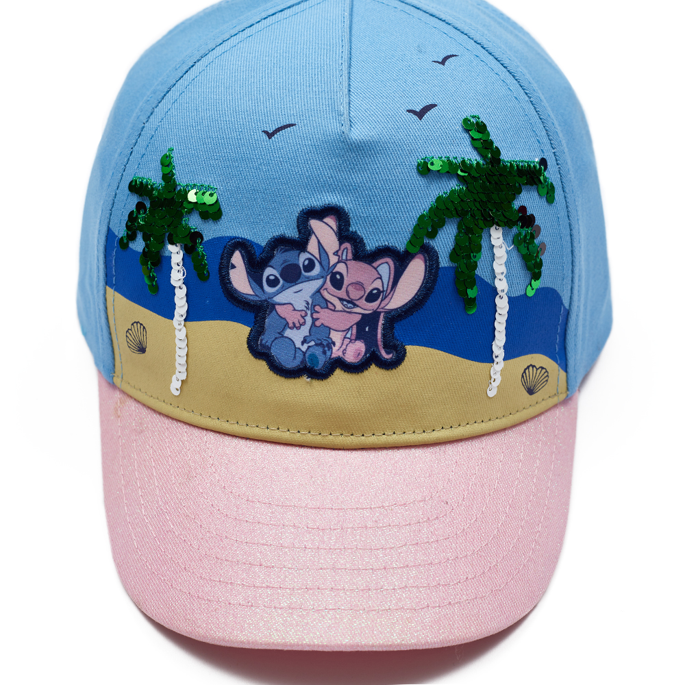 Custom Disney Stitch & Angel Kids Baseball Cap | Embroidered Character Hats Factory