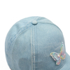 Wholesale Custom Butterfly Denim Baseball Cap for Kids OEM