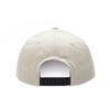 Custom Baseball Caps with Cream Canvas & Denim Contrast Letter Embroidery