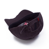 Wholesale Dark Brown Baseball Hats with Heart Patch & Frayed Edge