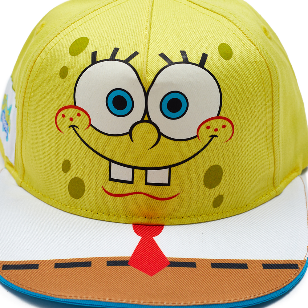 Wholesale Custom SpongeBob SquarePants Snapback Hats | OEM Cartoon Baseball Caps for Kids & Adults