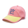 OEM Baseball Cap with Colorful Two-Tone Handwritten Style Embroidery