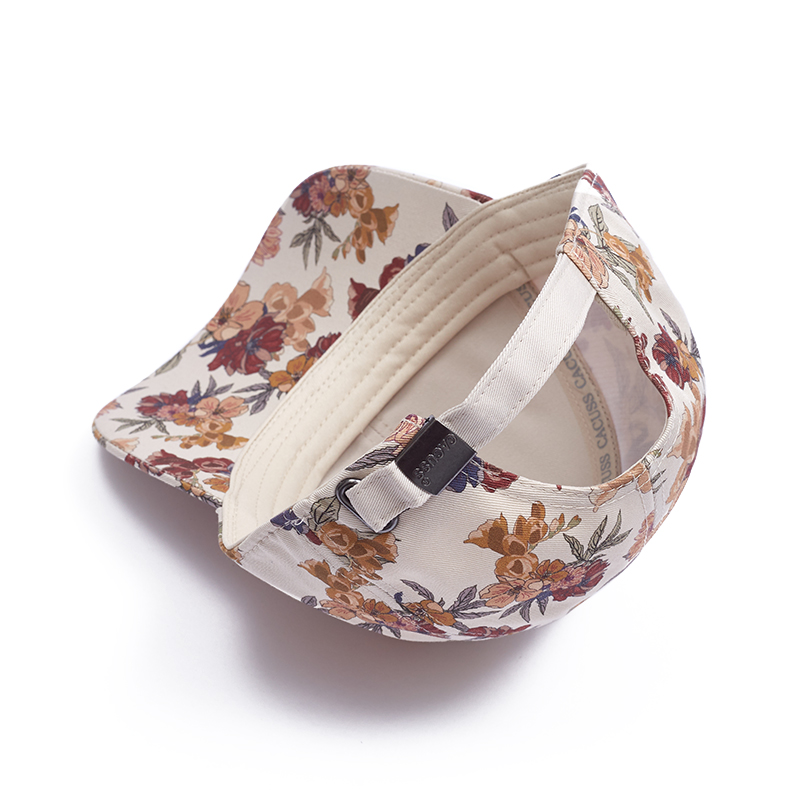 Custom Vintage Baseball Caps with Colorful Floral Print